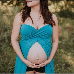 Like New Sew Trendy Maternity Gown - Small